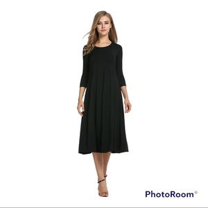 Black Midi Dress